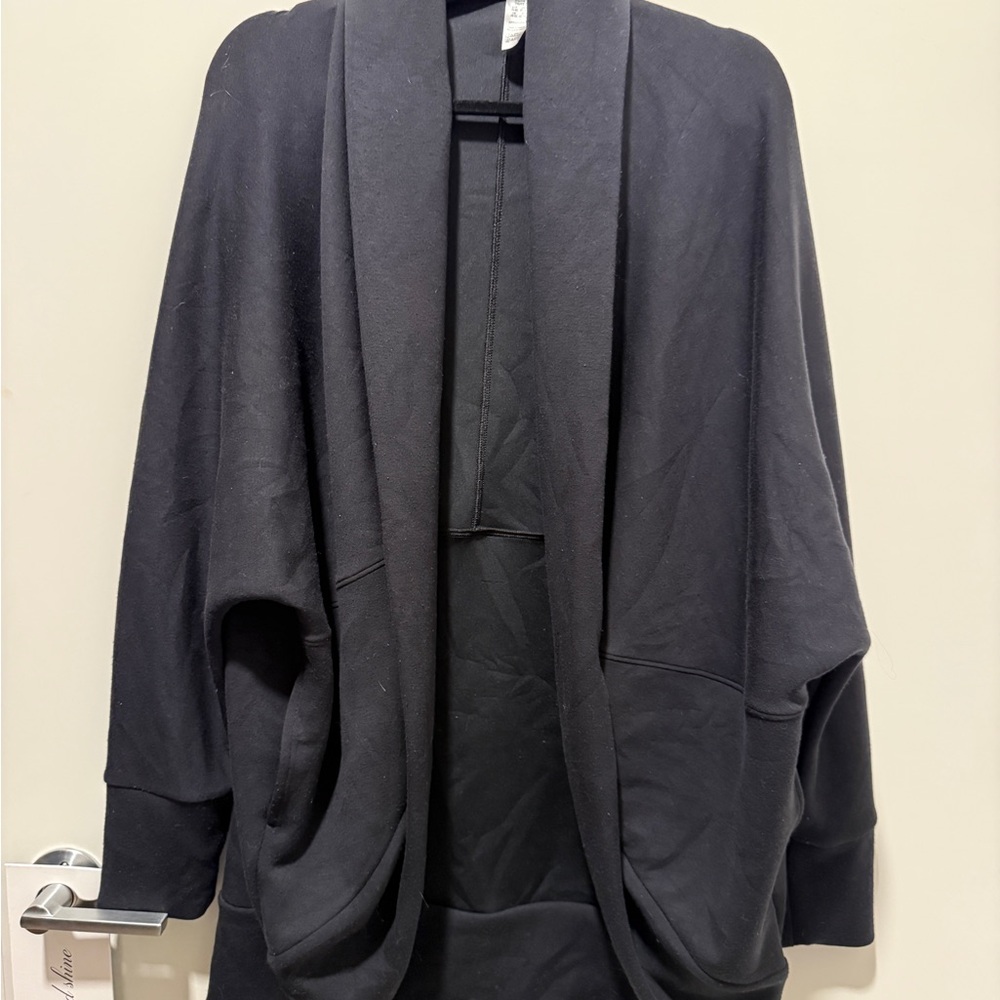 SPANX Black Oversized Cardigan